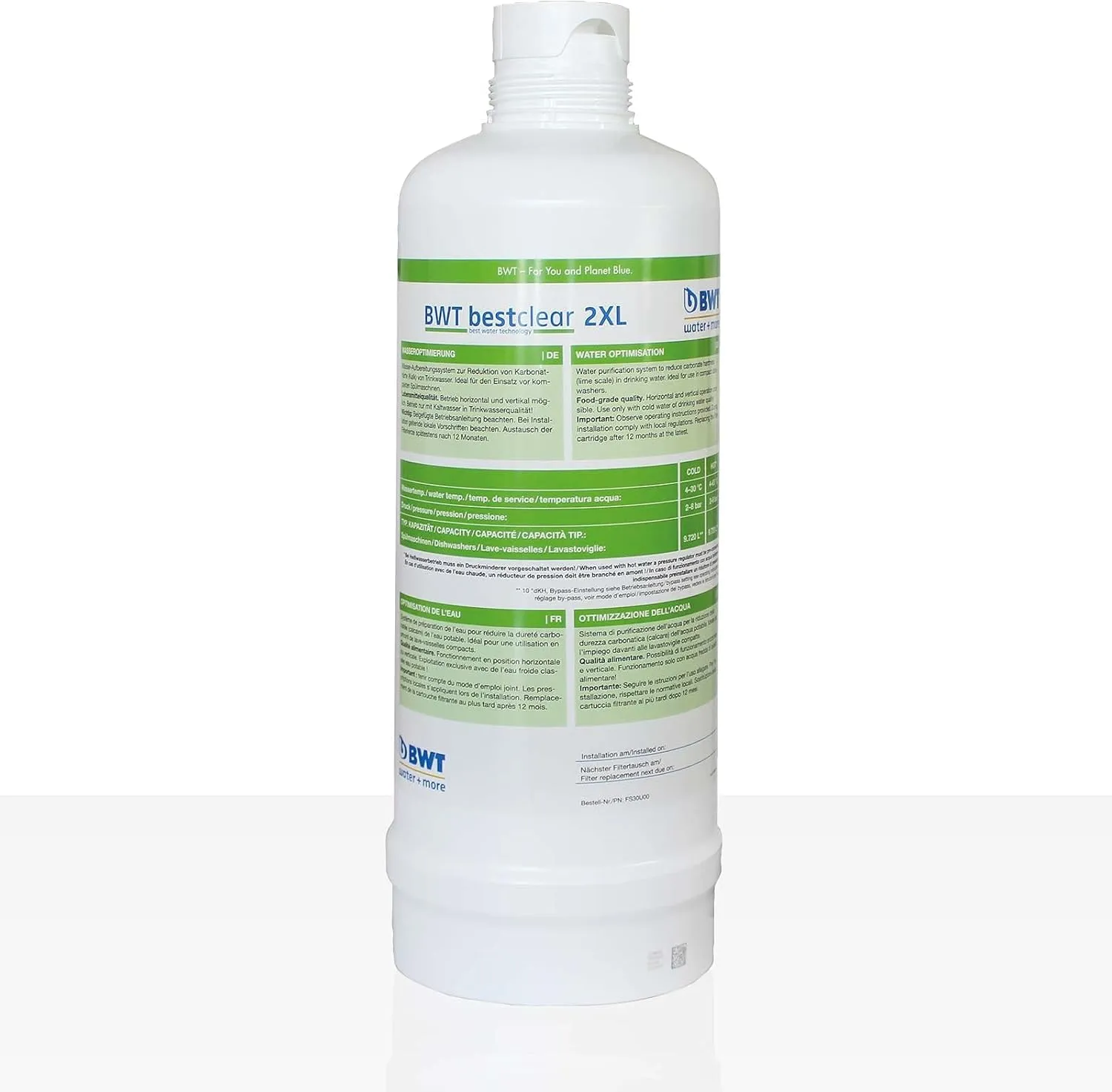 BWT Bestclear Extra 2XL with filter head Besthead.