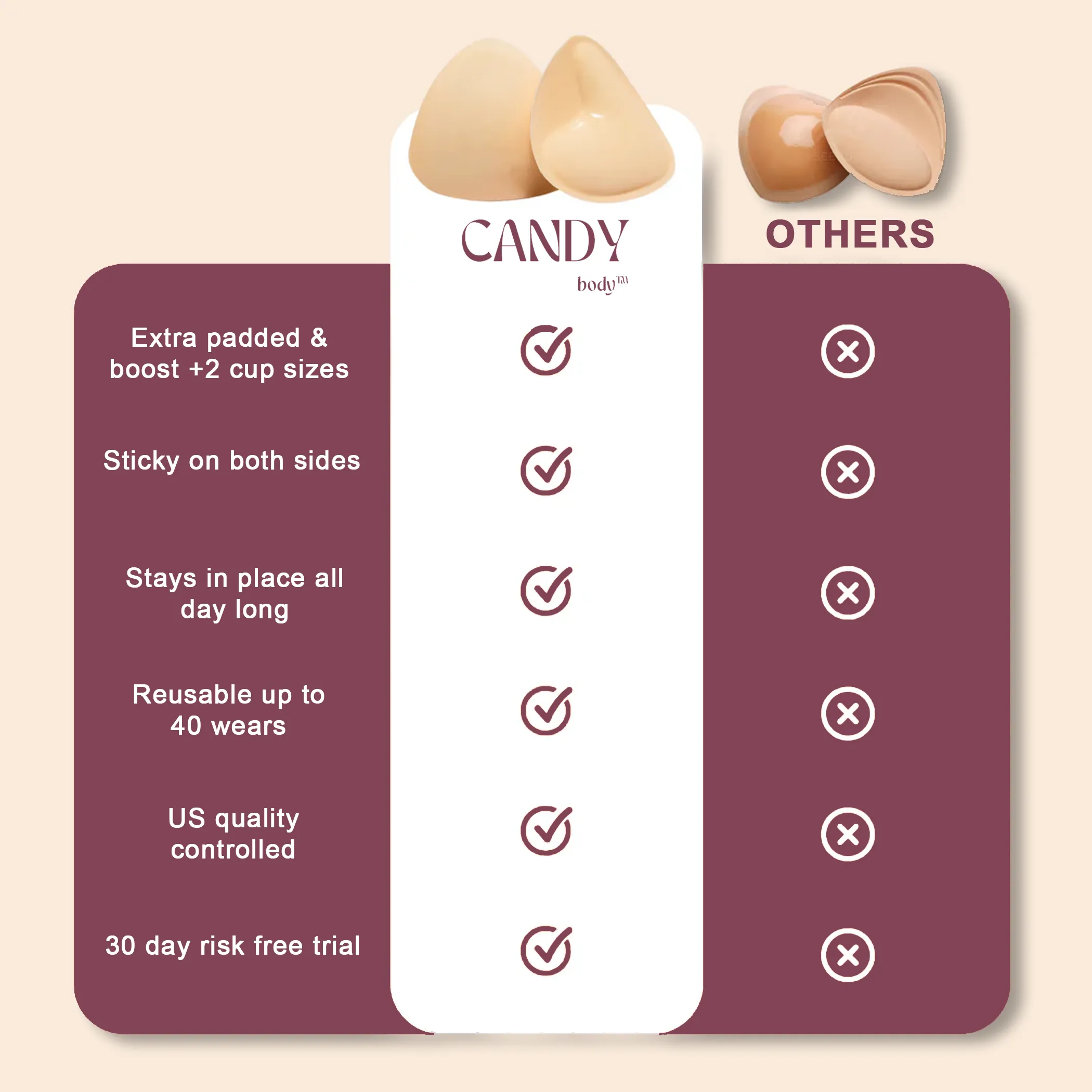 CANDY bra inserts