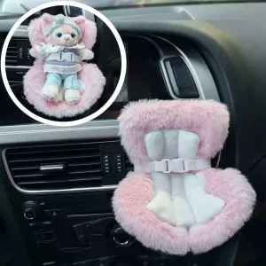 Car Seat for Doll,Car Ornament Gift Ideal for Blind Box Collectors & Car Interior Enthusiasts