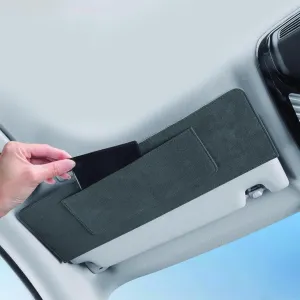 Car Sun Visor Extender for Mercedes-Benz GLE V167 Facelift SUV 5-7 Seats 2023- UV Protection Anti-Glare Sun Blocker,Adjustable Stable Car Sun Visor Extension Clip,Grey-with Storage Bag