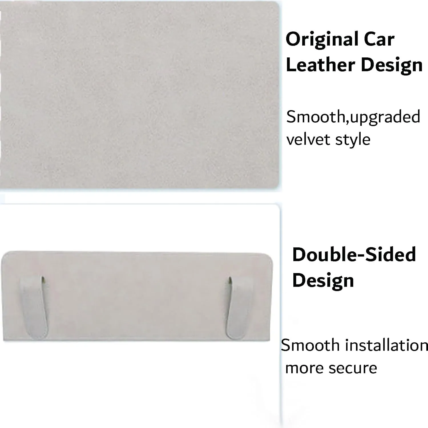 Car Sun Visor Extender for Mercedes-Benz GLE V167 Facelift SUV 5-7 Seats 2023- UV Protection Anti-Glare Sun Blocker,Adjustable Stable Car Sun Visor Extension Clip,Grey-with Storage Bag