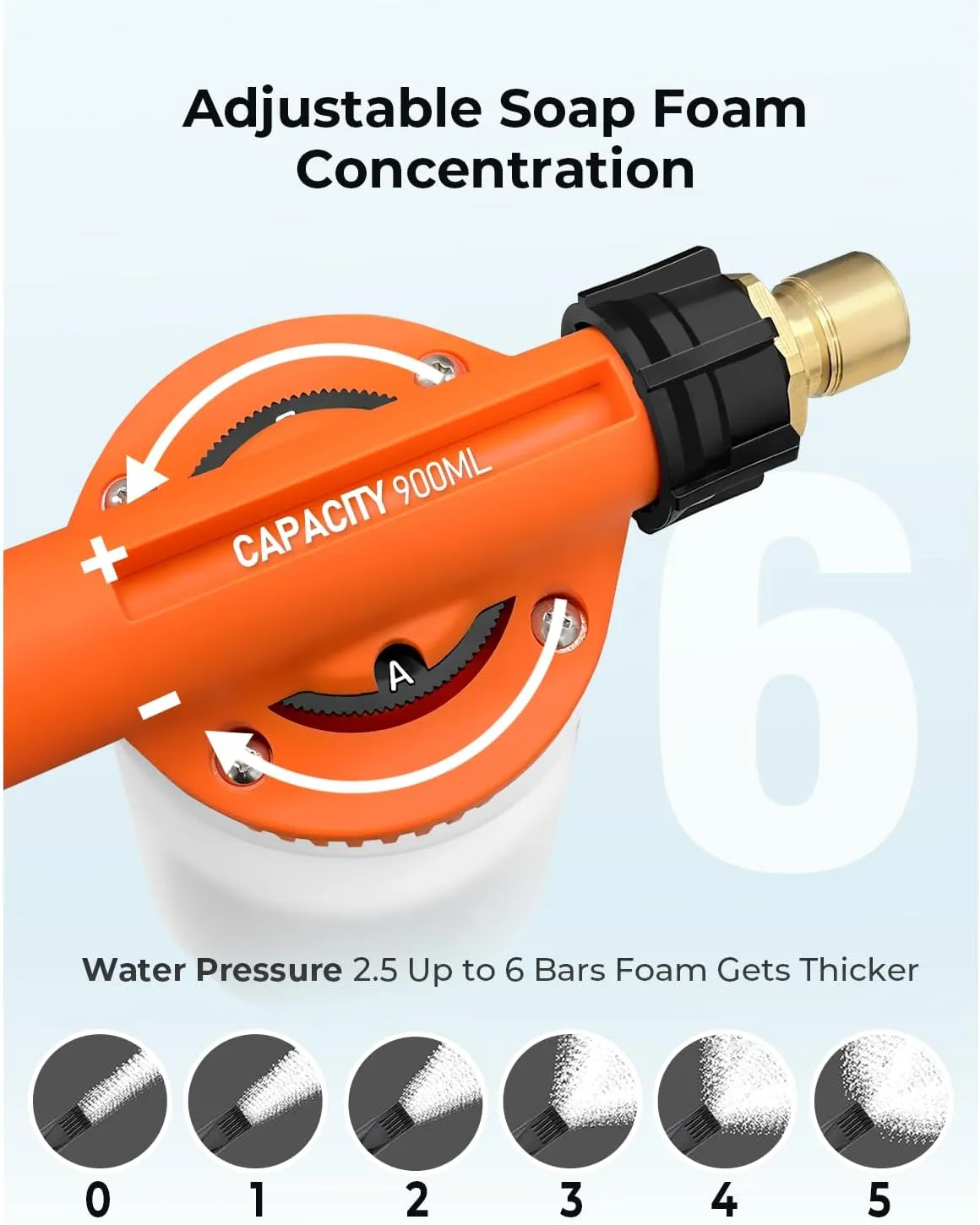 Car Wash Foam Gun   Microfiber Wash Mitt - Car Foam Sprayer - Foam Cannon for Hose - Spray Foam Gun Cleaner - Snow Foam Blaster for Cars, Boats, RVs, Foam Cannon Connects to Any Garden Hose