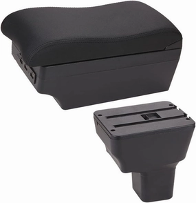 Car Arm Rest Car Armrest for Nissan for Kicks 2016-2021 Interior Parts Special Retrofit Parts Armrest Box Center Storage Box Curved Surface Central Armrest Console