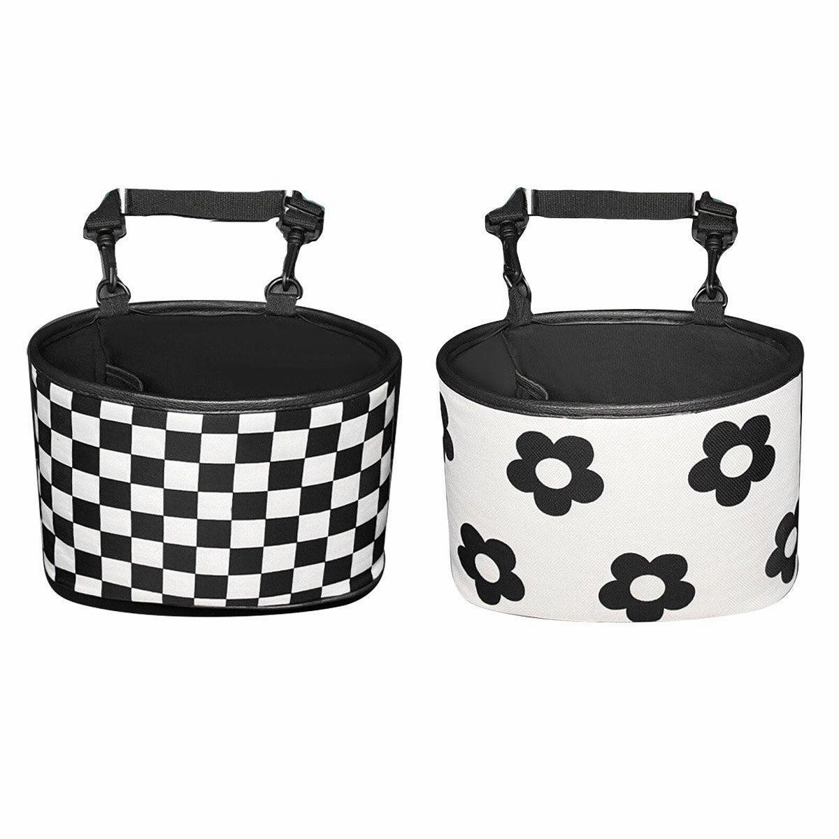 Car Seatback Trash Can Multifunctional Hanging Storage Box Clutter Organisation