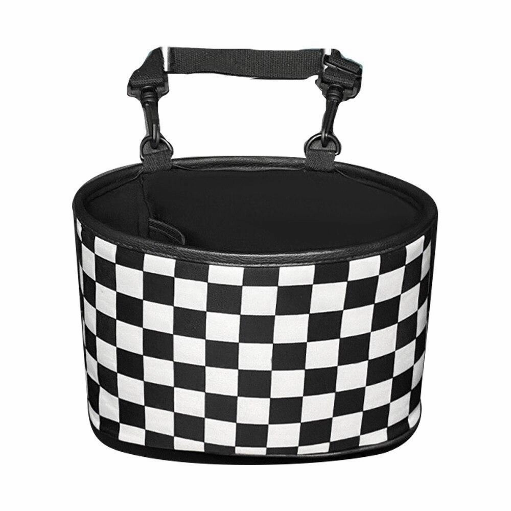 Car Seatback Trash Can Multifunctional Hanging Storage Box Clutter Organisation