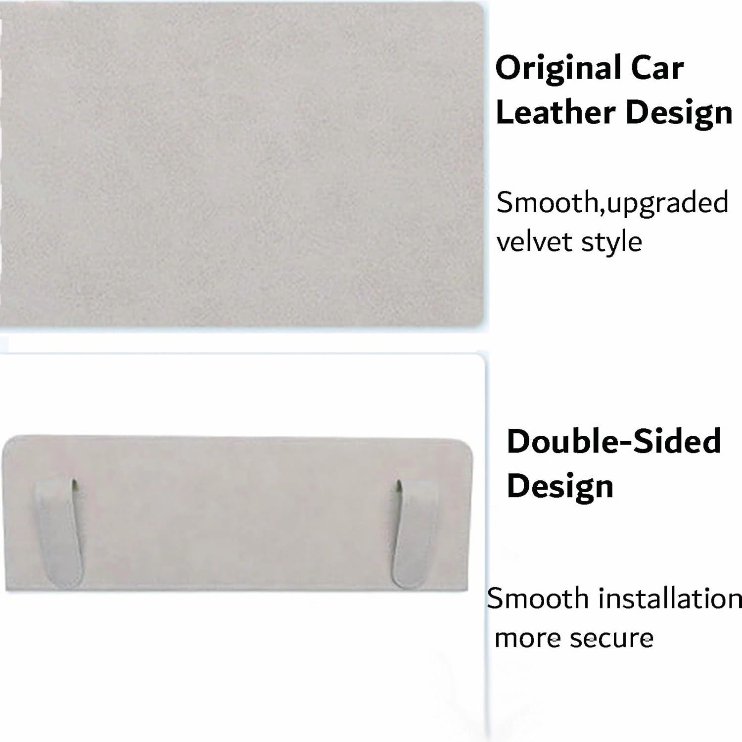 Car Sun Visor Extender for Audi Q7 4M 1st Facelift SUV 5-7 Seats 2020-2024 UV Protection Anti-Glare Sun Blocker,Adjustable Stable Car Sun Visor Extension Clip,Beige-with Storage Bag