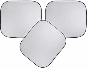 Car Sunshade Windshield for Chevrolet Tahoe/Suburban, Heat Resistant Foldable Sun Shade with Storage Bag, UV Protection for Summer, 2pcs Windshield Sun Protector Car Accessories,3pcs