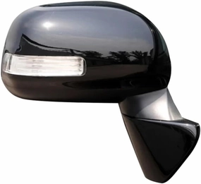 Car Wing Mirror Unit Auto Electric Folding Rearview Mirror Assembly For Toyota For Verso 2010 2011 2012 2013 Car With Turn Signal Heating Mirror Full Door Wing Mirror(Silver,5 Wire Right)