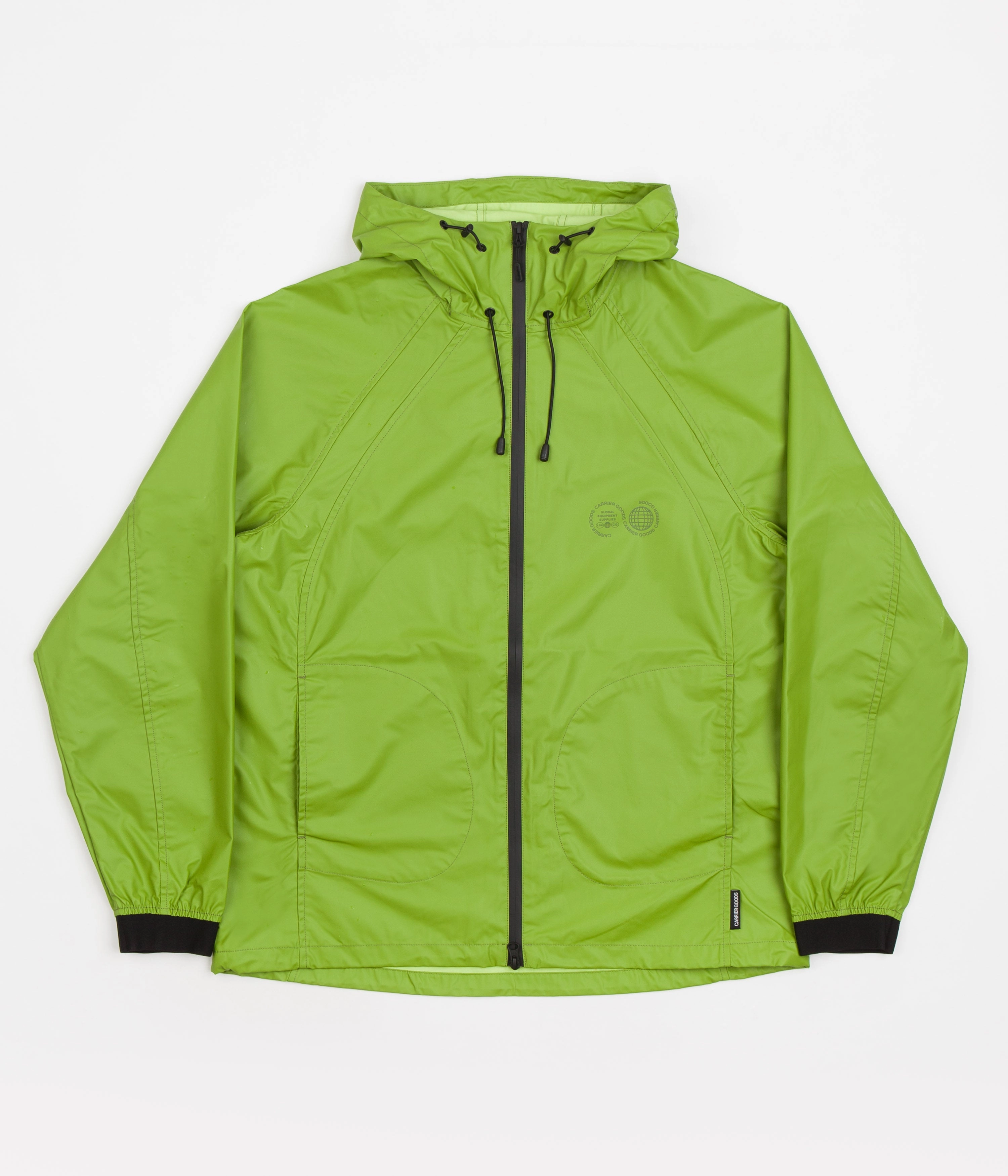 Carrier Goods Waxed Elements Full Zip Jacket - Lima Bean