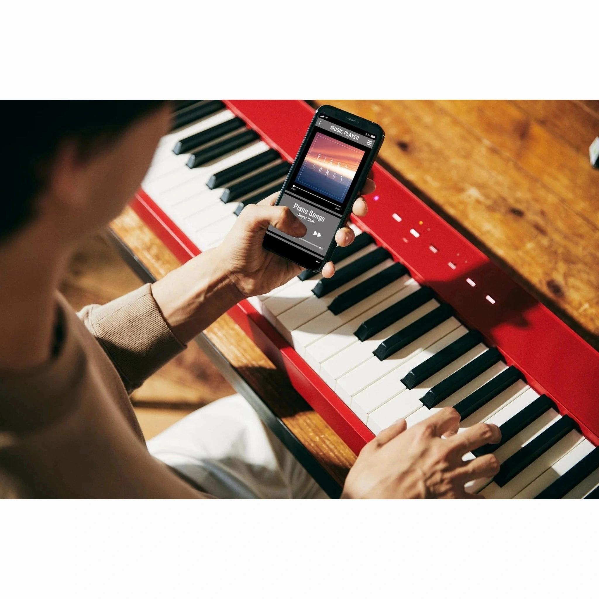 Casio Privia PXS-1100RD Slimline Portable Digital Piano - Red