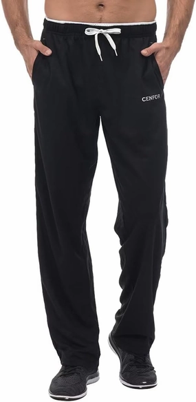 CENFOR Men's Sweatpants with Pockets Open Bottom Workout Pants, for Athletic, Jogging, Training, Casual