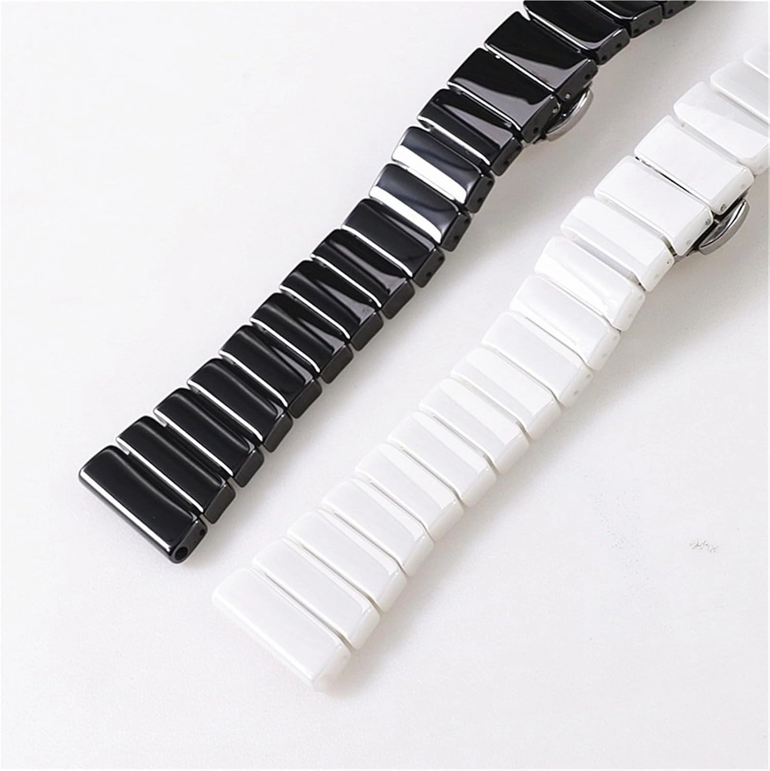 Ceramic Watch Strap Unisex Replacement Wristband 20mm 22mm Suitable for Smart Watch Quartz Watch