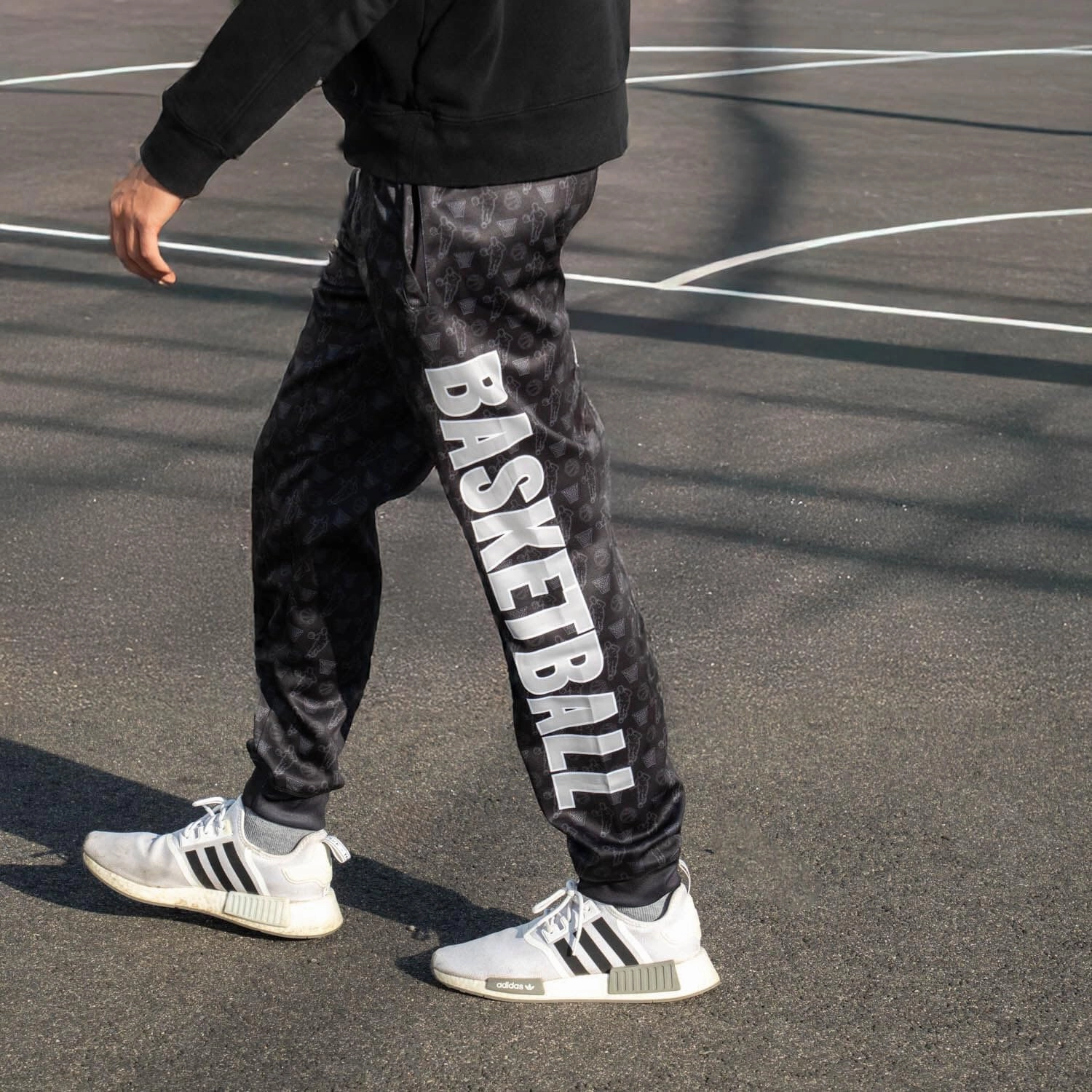 ChalkTalkSPORTS Basketball Athletic Joggers - Youth & Adult - Moisture-Wicking Warm-up Sweatpants - Court Legend