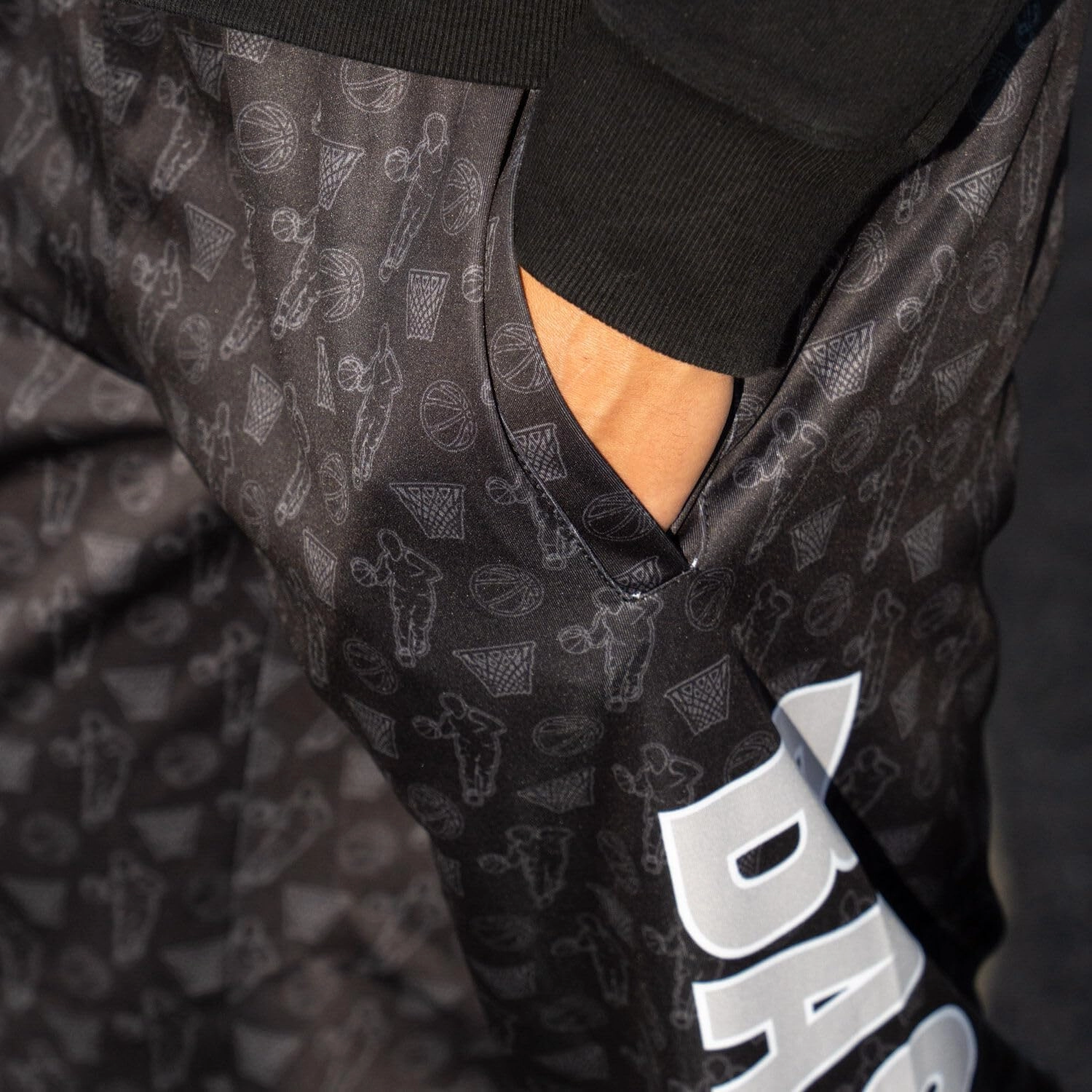ChalkTalkSPORTS Basketball Athletic Joggers - Youth & Adult - Moisture-Wicking Warm-up Sweatpants - Court Legend