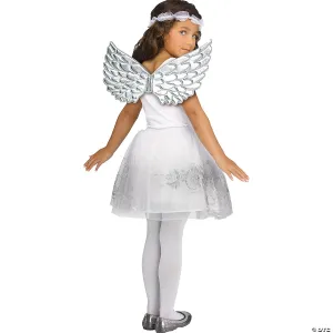 Child Metallic Fabric Foam Wings