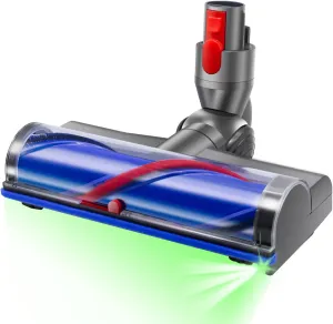 Cleaner Replacement with LED Lights for Dyson V7 V8 V10 V11 V15 Direct Drive Head Quick-Release Head Cleaner Brushes Replacement SV10 SV11 SV12 SV14 Parts for Hardwood Floor Carpets