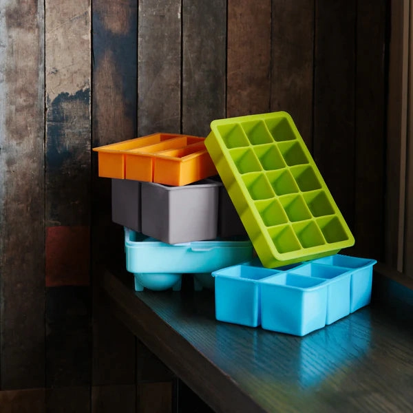 Cocktail Kingdom Flexible Collins Ice Cube Tray 4 forms