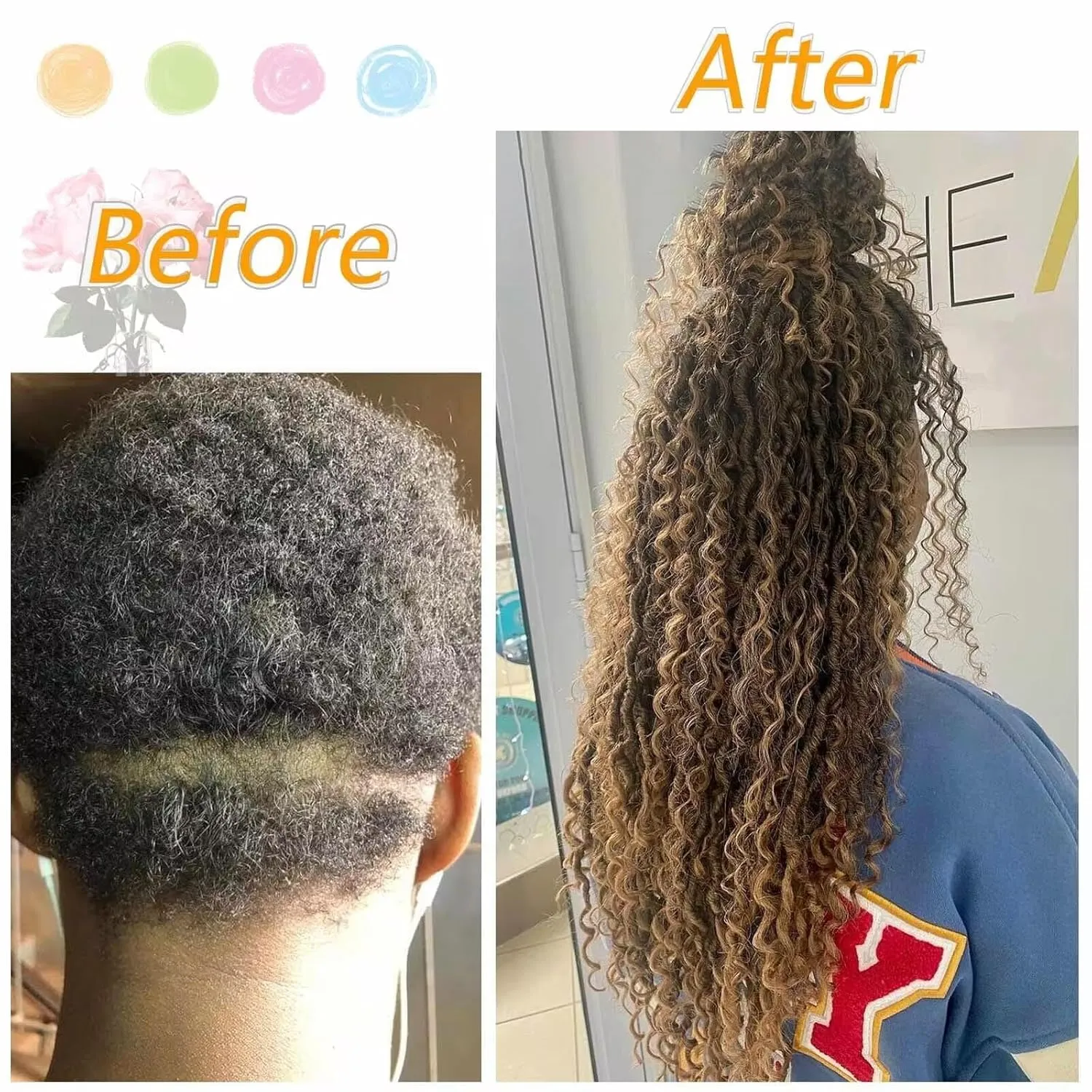 Col Bling 14 Inch 8 Packs Goddess Locs Crochet Hair Ombre Faux Locs Crochet Hair for Women Pre Looped Boho River Locs Hair with Curly Ends Synthetic (#T27)