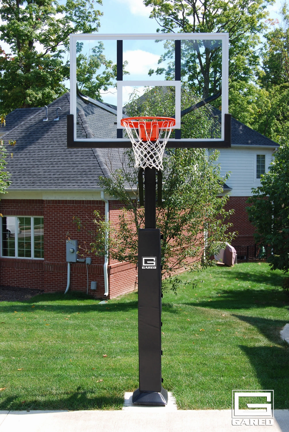 Collegiate Jam Adjustable Basketball Hoop with Acrylic Board