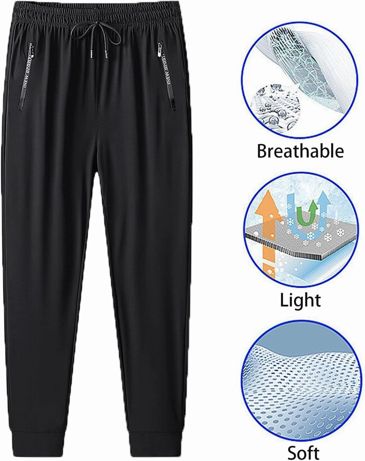 Comfyfit Pants for Older Women, Unisex Ultra Stretch Quick Drying Pants, Waterproof, Breathable, Fast Dry