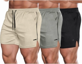 COOFANDY Men's 2 Pack Gym Workout Shorts Quick Dry Athletic Shorts 5 Inch Lightweight Sports Running Shorts with Pockets