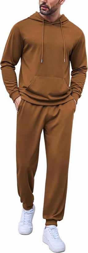COOFANDY Sweatsuits for Men 2 Piece Tracksuit Casual Athletic Jogging Suit Hooded Set