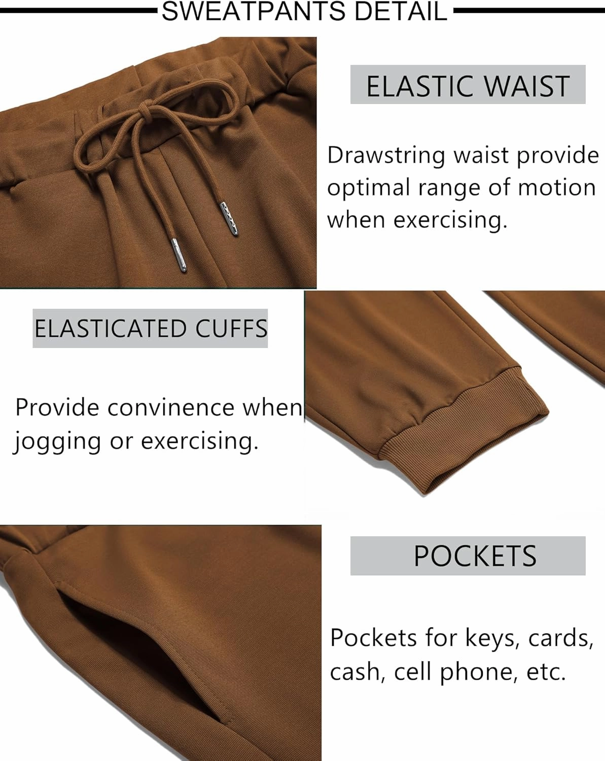 COOFANDY Sweatsuits for Men 2 Piece Tracksuit Casual Athletic Jogging Suit Hooded Set