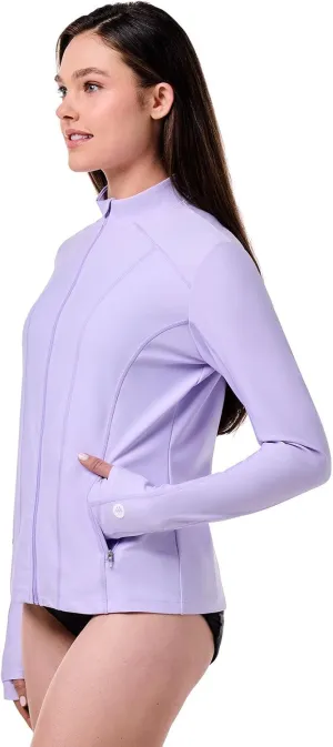 Coolibar UPF 50  Women's Malawi Swim Jacket - Sun Protective
