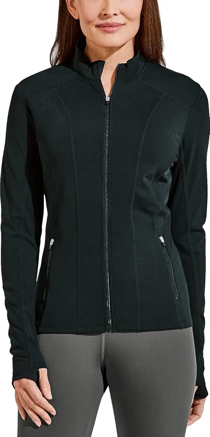 Coolibar UPF 50  Women's Malawi Swim Jacket - Sun Protective