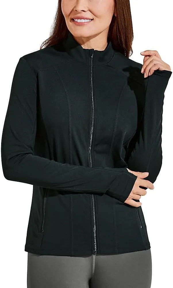 Coolibar UPF 50  Women's Malawi Swim Jacket - Sun Protective