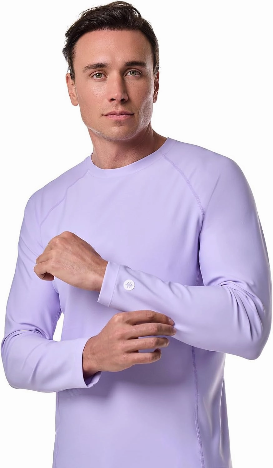 Coolibar UPF 50  Men's Hightide Long Sleeve Swim Shirt - Sun Protective