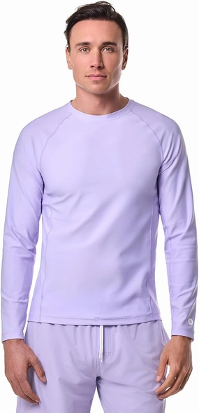 Coolibar UPF 50  Men's Hightide Long Sleeve Swim Shirt - Sun Protective