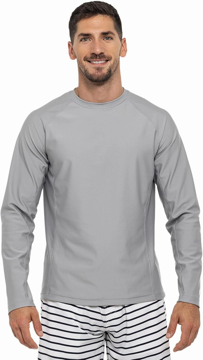 Coolibar UPF 50  Men's Hightide Long Sleeve Swim Shirt - Sun Protective