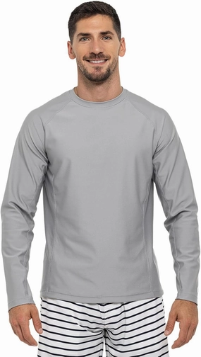 Coolibar UPF 50  Men's Hightide Long Sleeve Swim Shirt - Sun Protective
