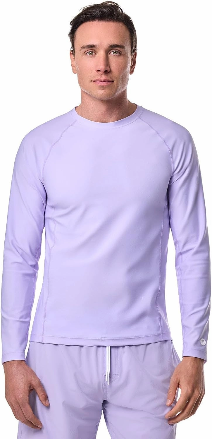 Coolibar UPF 50  Men's Hightide Long Sleeve Swim Shirt - Sun Protective