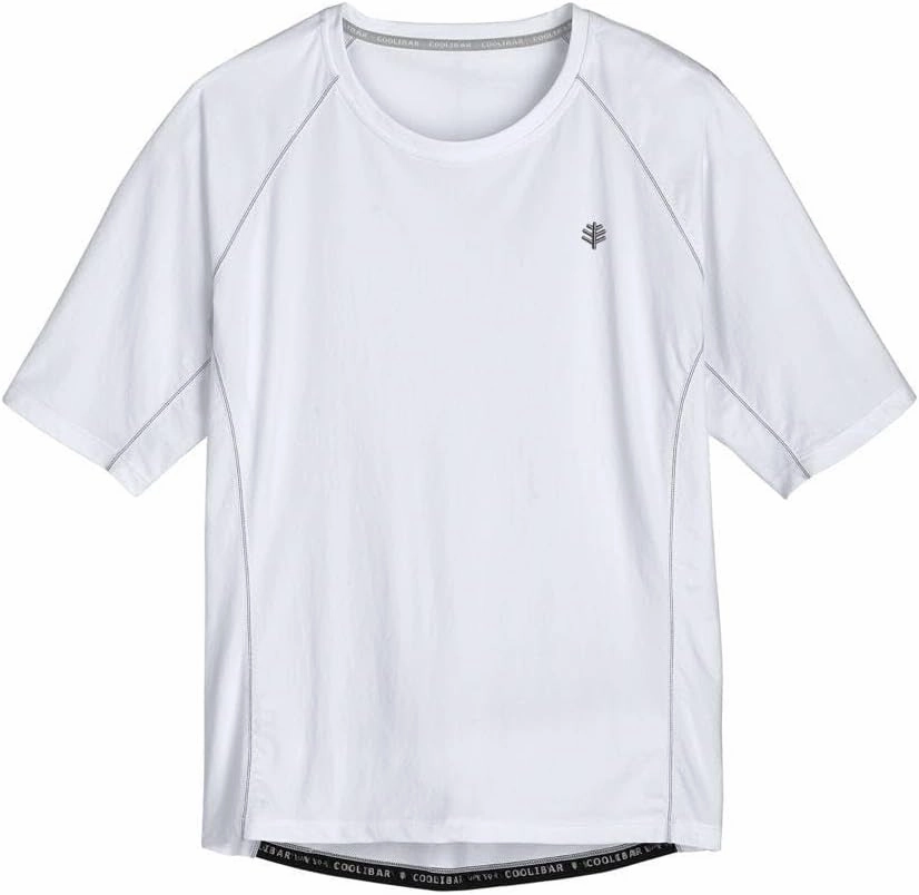 Coolibar UPF 50  Men's Hightide Short Sleeve Swim Shirt - Sun Protective