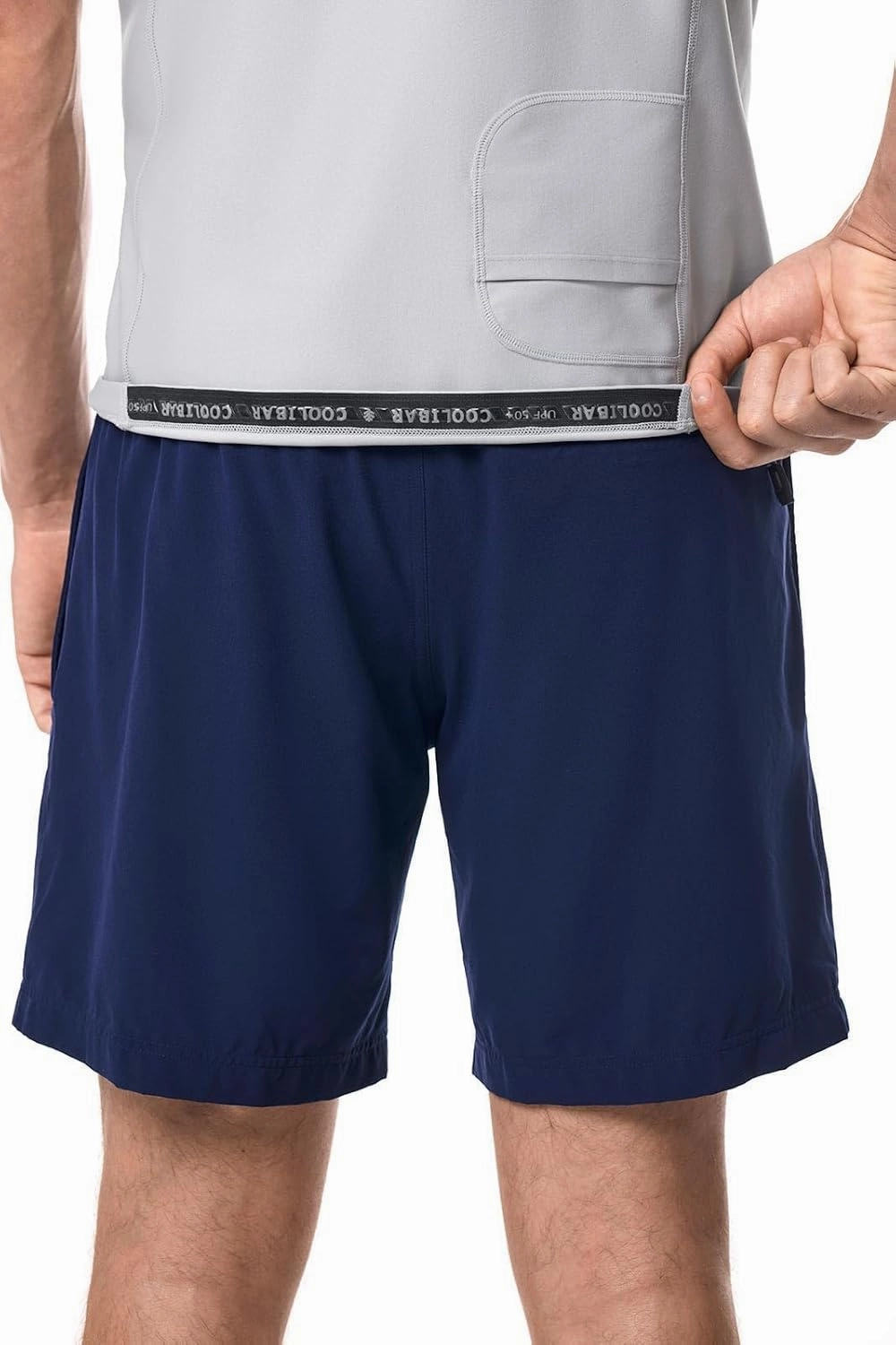 Coolibar UPF 50  Men's Hightide Short Sleeve Swim Shirt - Sun Protective