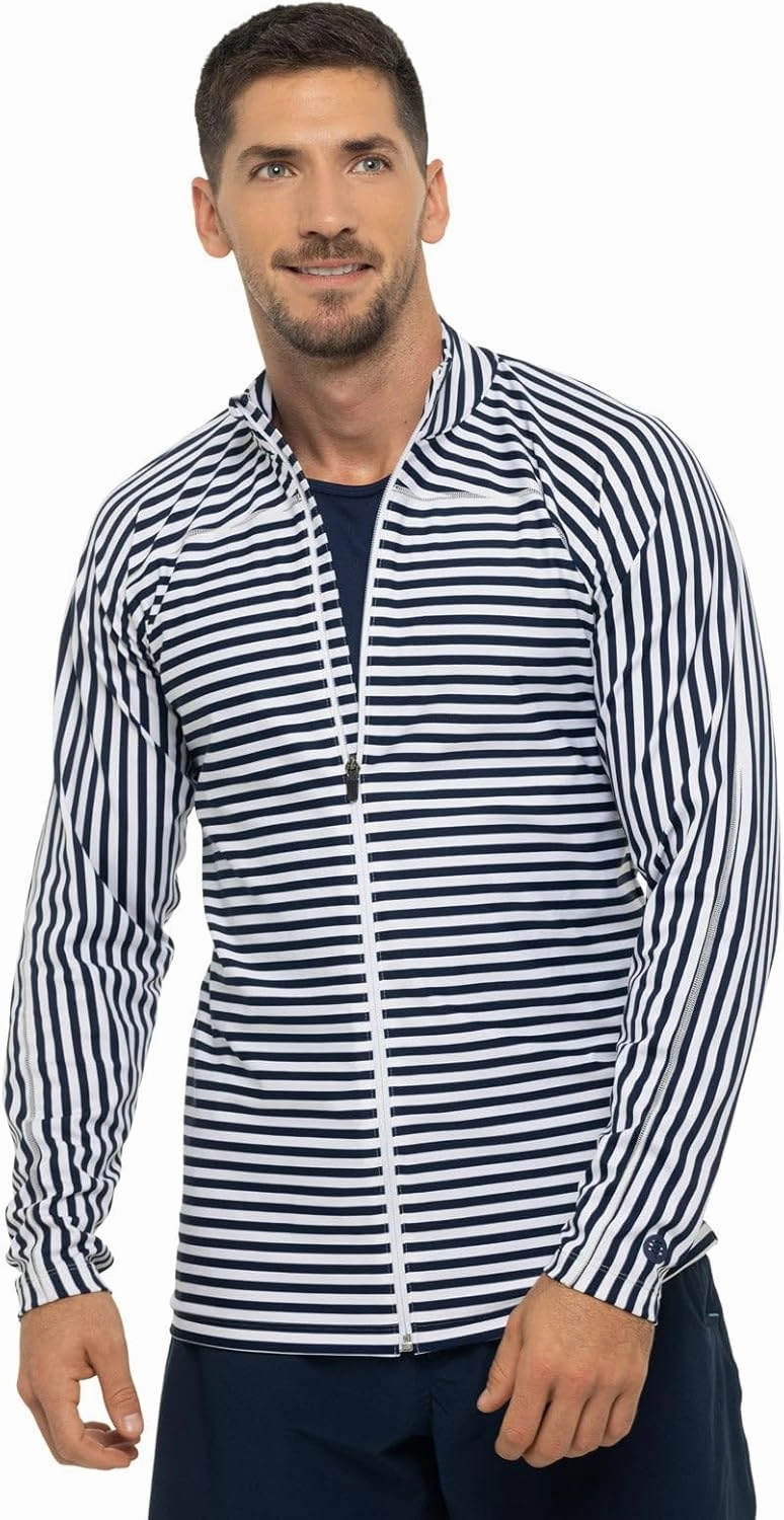 Coolibar UPF 50  Men's Menorca Long Sleeve Water Jacket - Sun Protective