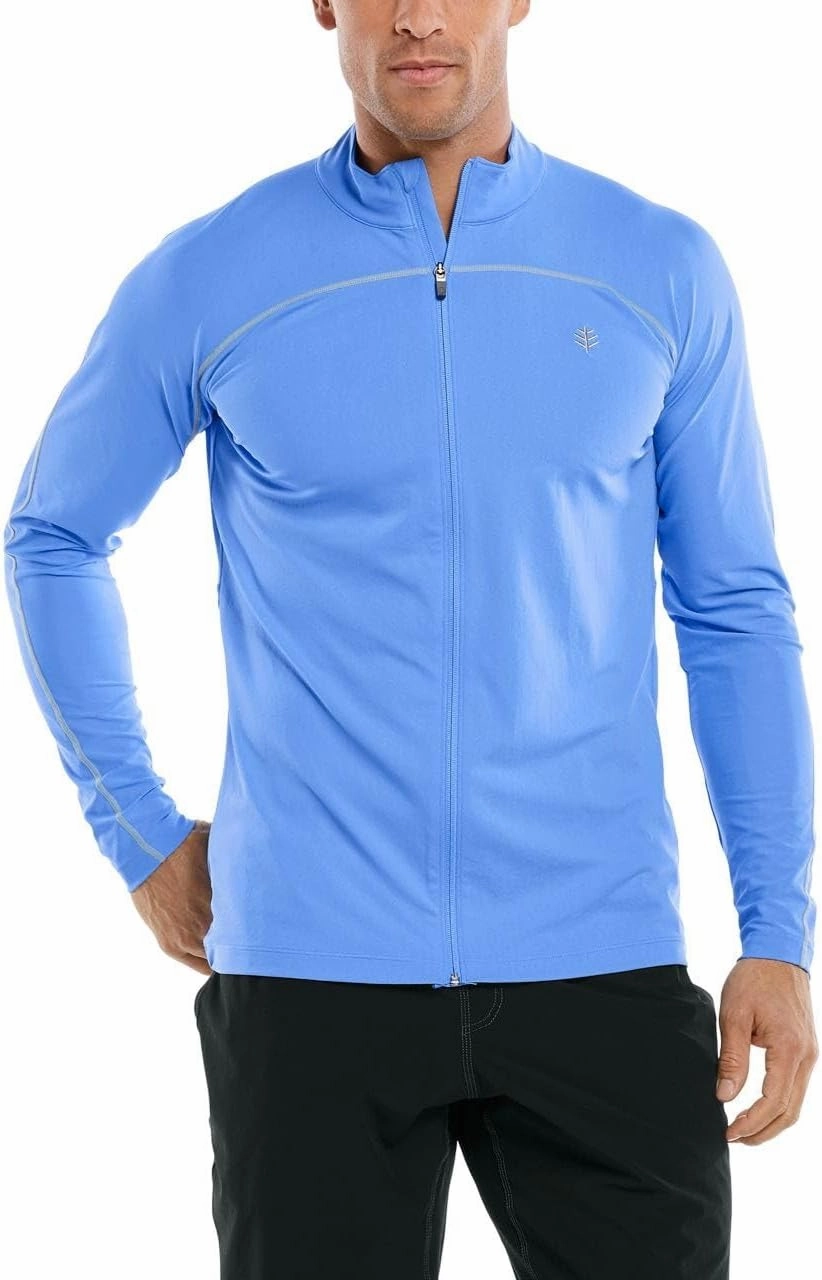 Coolibar UPF 50  Men's Menorca Long Sleeve Water Jacket - Sun Protective
