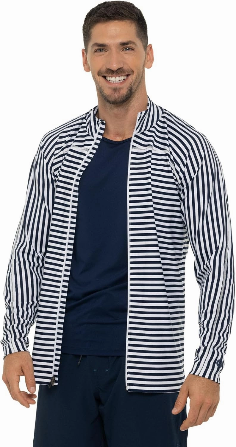 Coolibar UPF 50  Men's Menorca Long Sleeve Water Jacket - Sun Protective