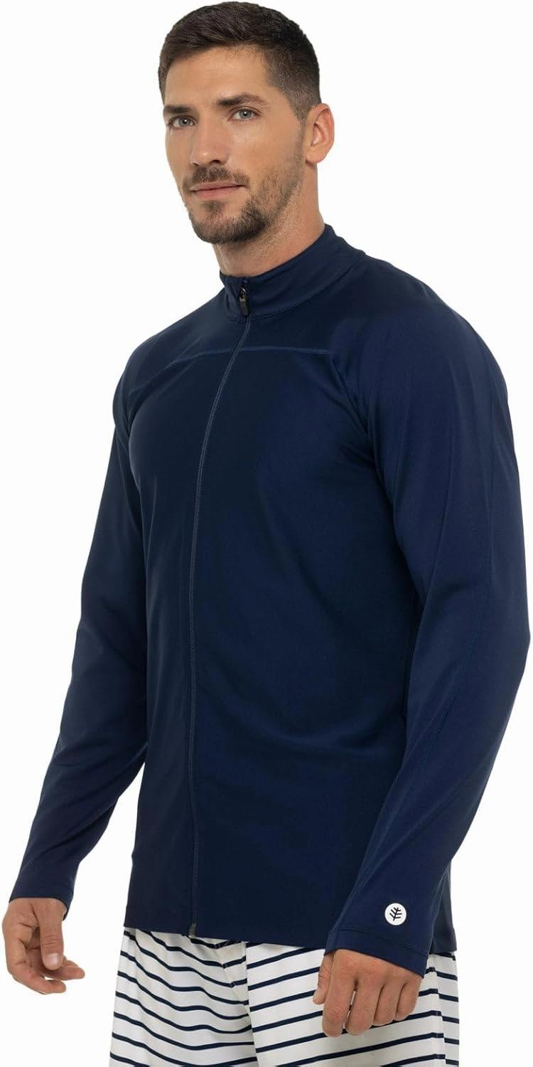 Coolibar UPF 50  Men's Menorca Long Sleeve Water Jacket - Sun Protective