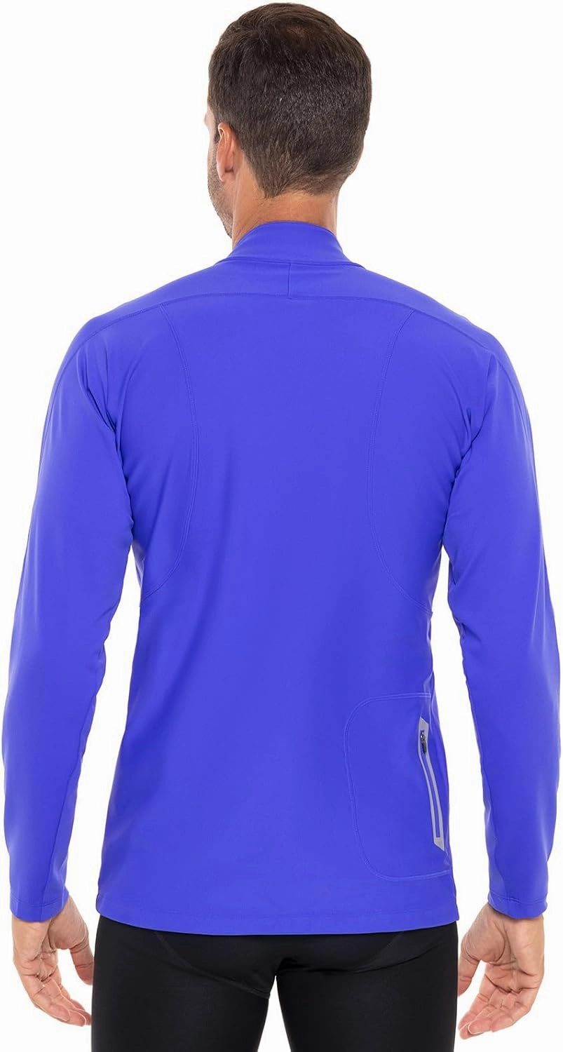 Coolibar UPF 50  Men's Nocona Zip Rash Guard - Sun Protective