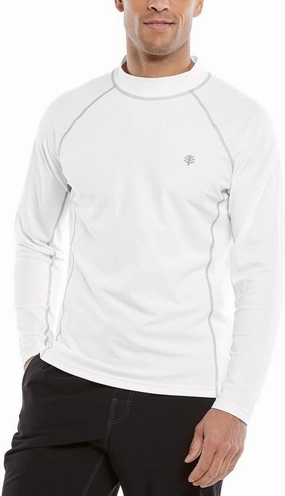 Coolibar UPF 50  Men's Tulum Long Sleeve Surf Rash Guard - Sun Protective