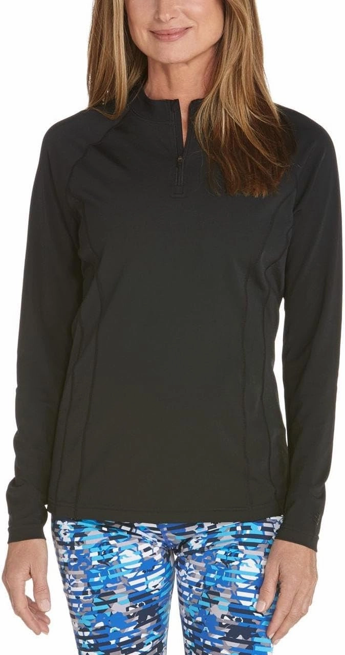 Coolibar UPF 50  Women's Freestyle Long Sleeve Rash Guard - Sun Protective