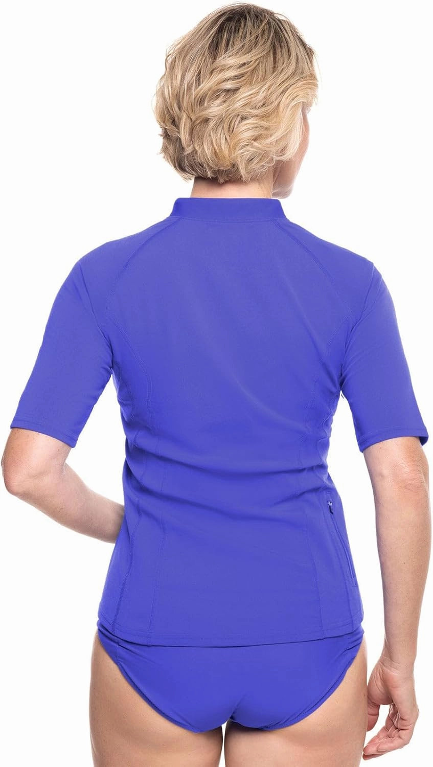 Coolibar UPF 50  Women's Freestyle Short Sleeve Rash Guard - Sun Protective