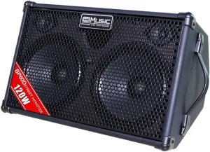 Coolmusic BP60D 120W Battery Powered Acoustic Guitar Amplifier,Portable Bluetooth Speaker with Reverb Chorus Delay Effect, 7 Inputs, (3-Year Warranty)
