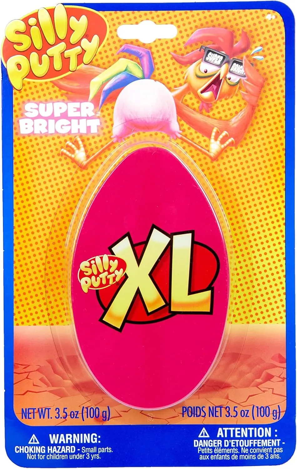 Crayola XL Silly Putty Super Bright, Neon Colors, Fidget Toys, 1ct, Gift for Kids