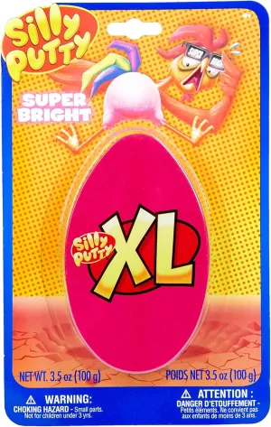 Crayola XL Silly Putty Super Bright, Neon Colors, Fidget Toys, 1ct, Gift for Kids