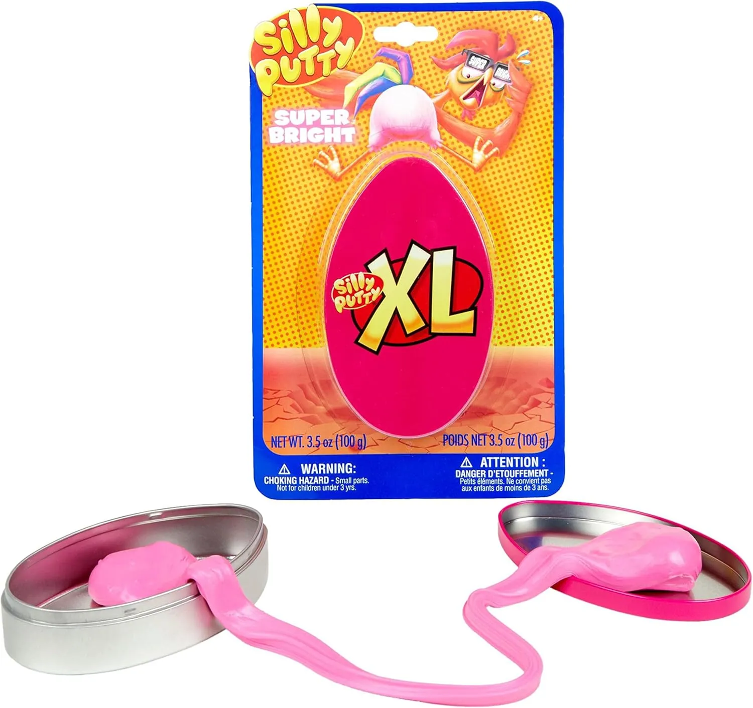 Crayola XL Silly Putty Super Bright, Neon Colors, Fidget Toys, 1ct, Gift for Kids