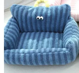 Creative And Cute Striped Pet Sofa Bed